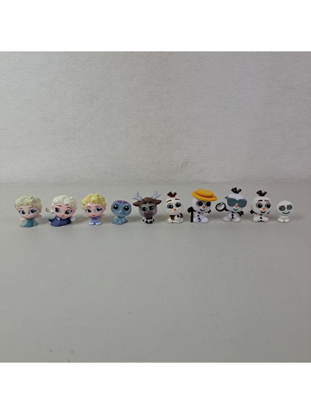 Disney Frozen Doorables Lot 10 Elsa Olaf Sven Fire Spirit